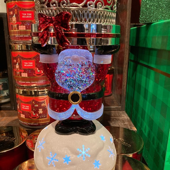 Bath & Body Works | Accents | 222 Bath And Body Works Santa 3 Wick ...